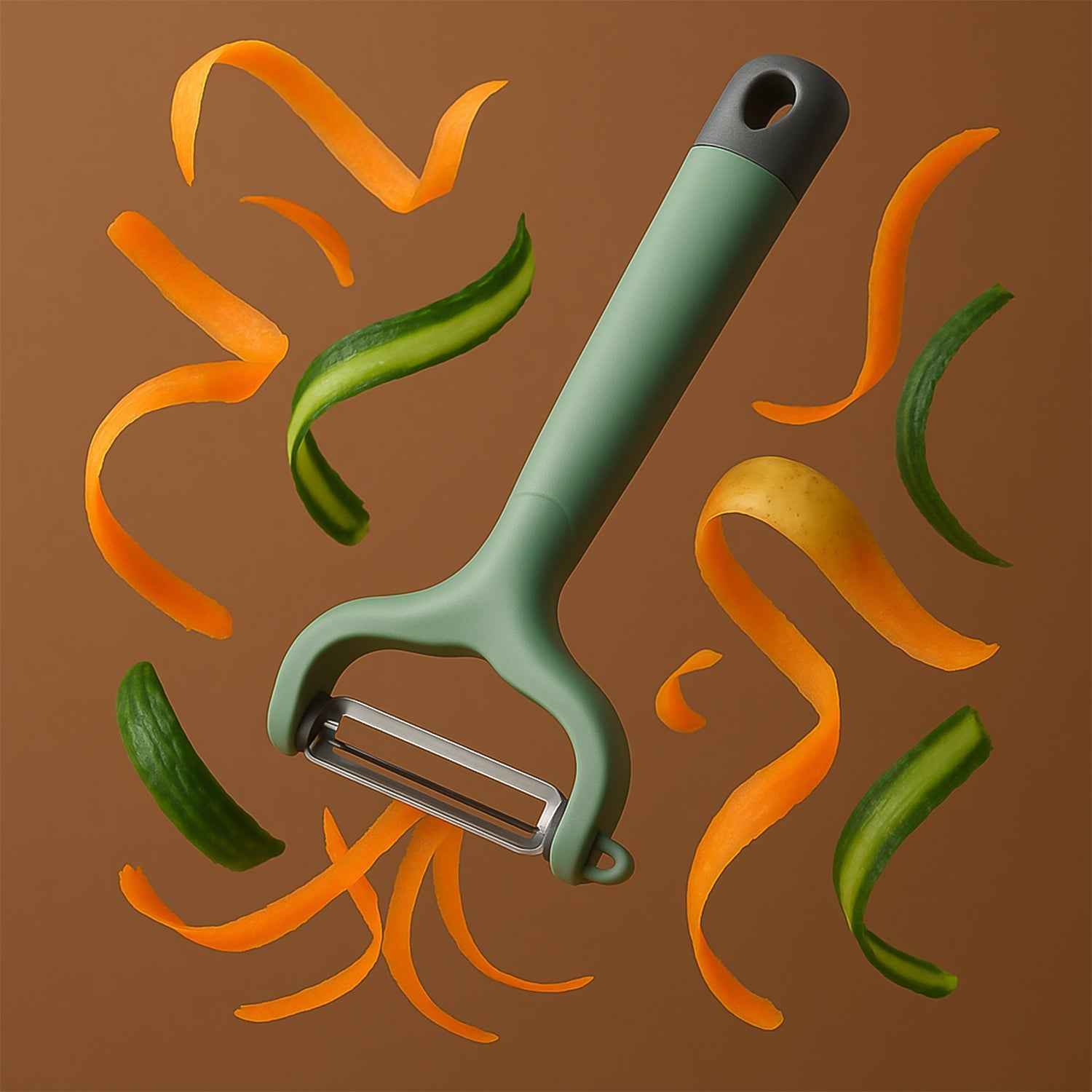Vegetable Peeler – Premium Ergonomic Stainless Steel Blade