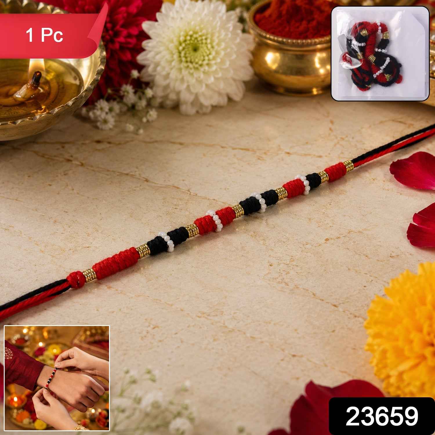 Rakhi Ð Traditional Beaded Thread for Raksha Bandhan