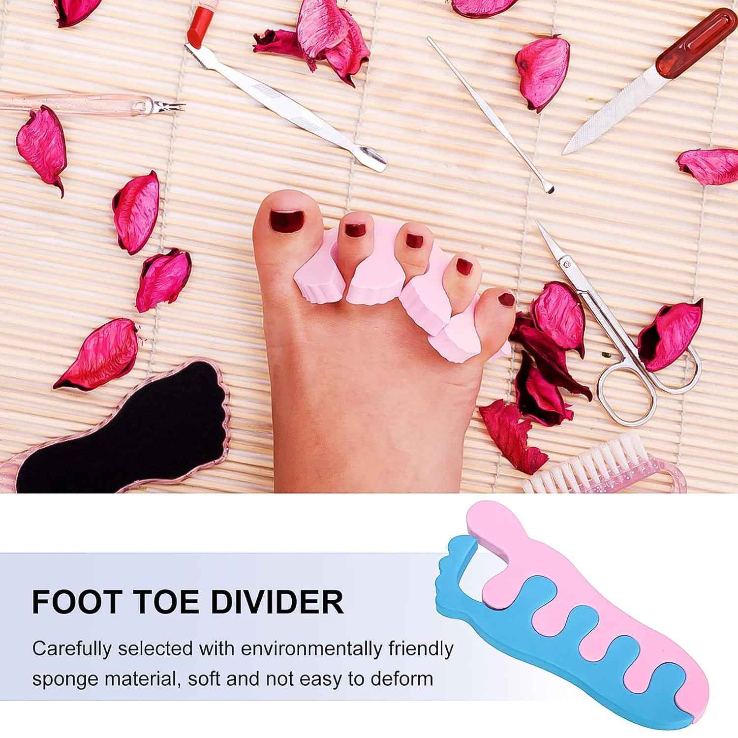 Toe Separators Sponge – Comfort & Alignment Pair | Velvet Wellness
