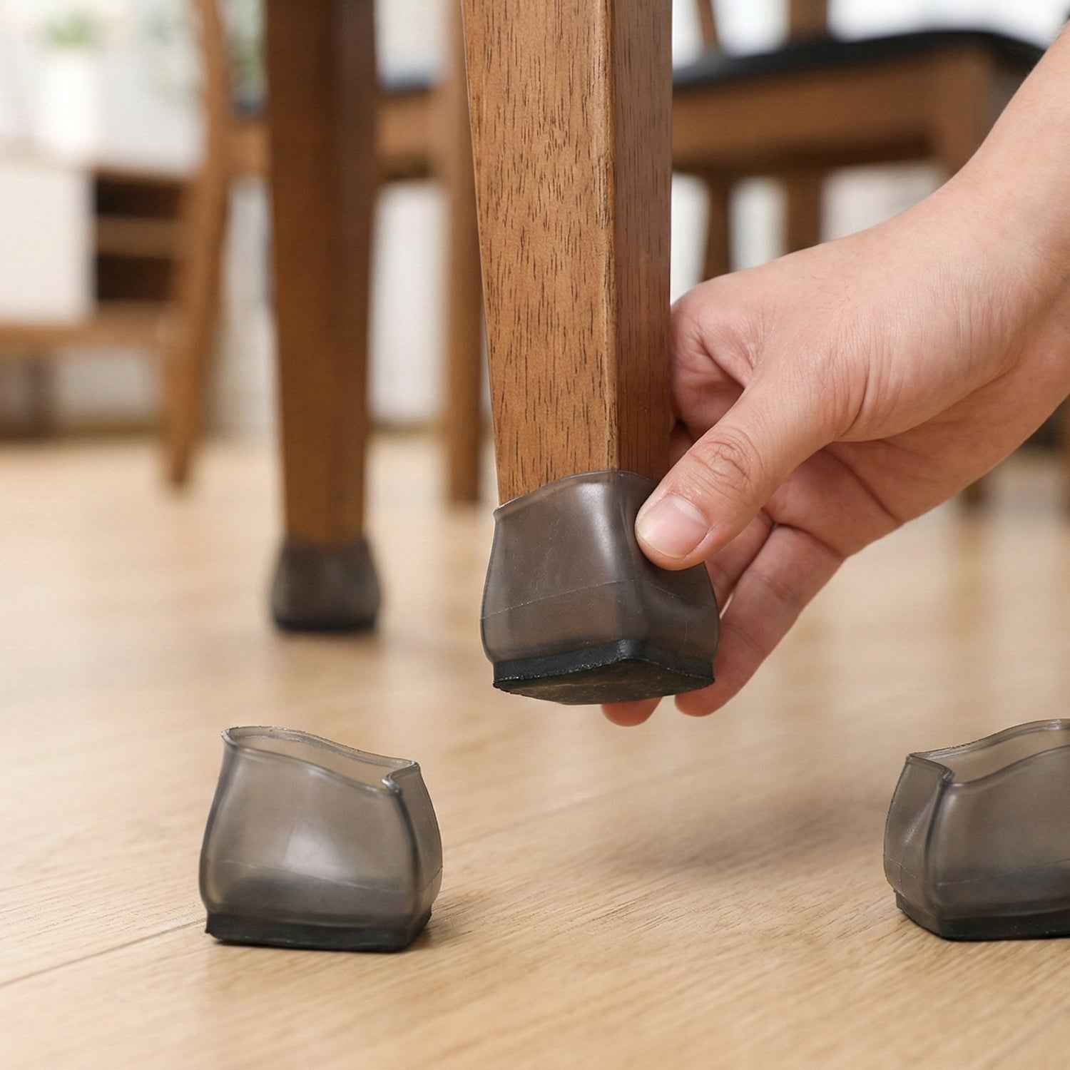 Silicone Furniture Leg Pads – Floor Protection & Noise Reduction