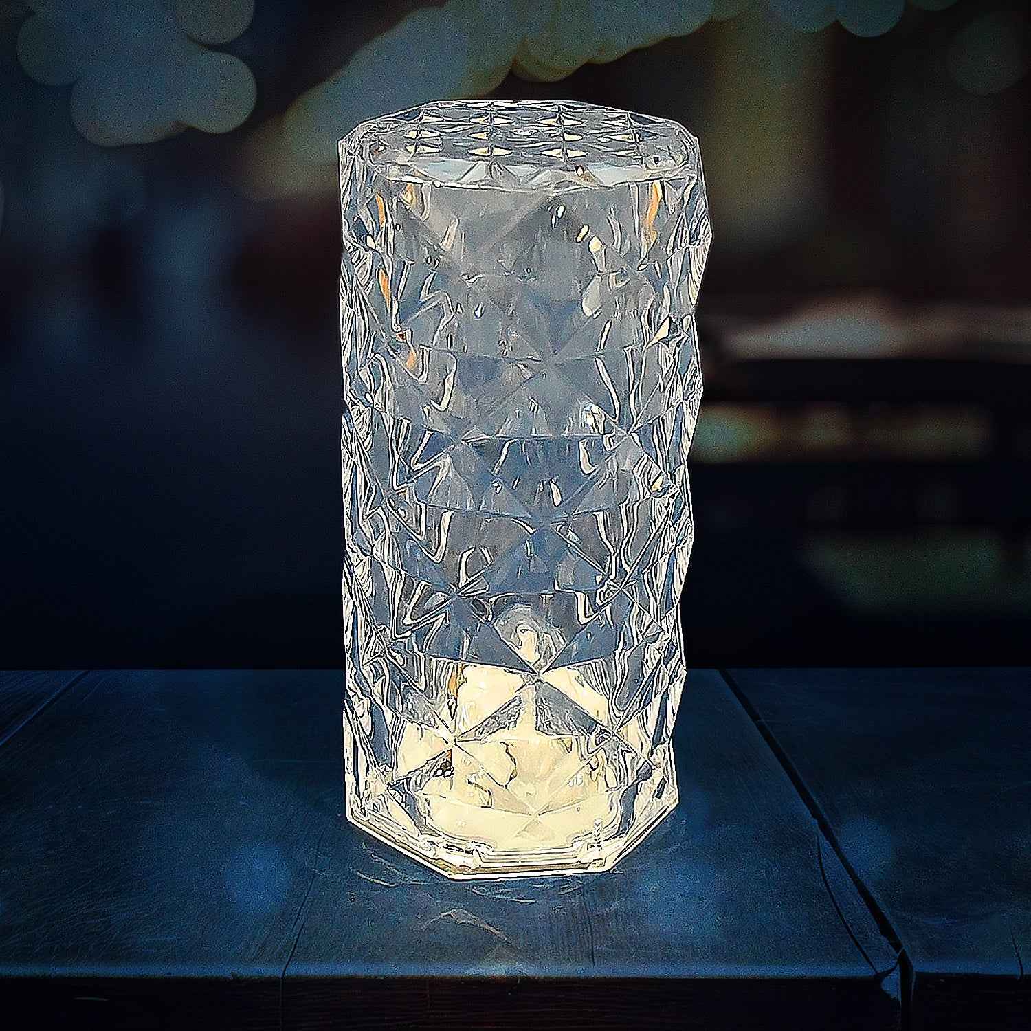 Crystal LED Candle – Shimmering Flameless Decor | Tidy Table