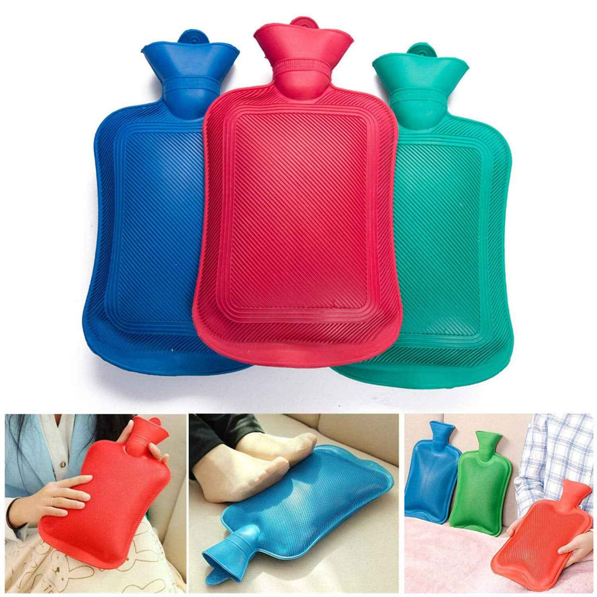 Rubber Hot Water Bag Ð Instant Pain & Stiffness Relief