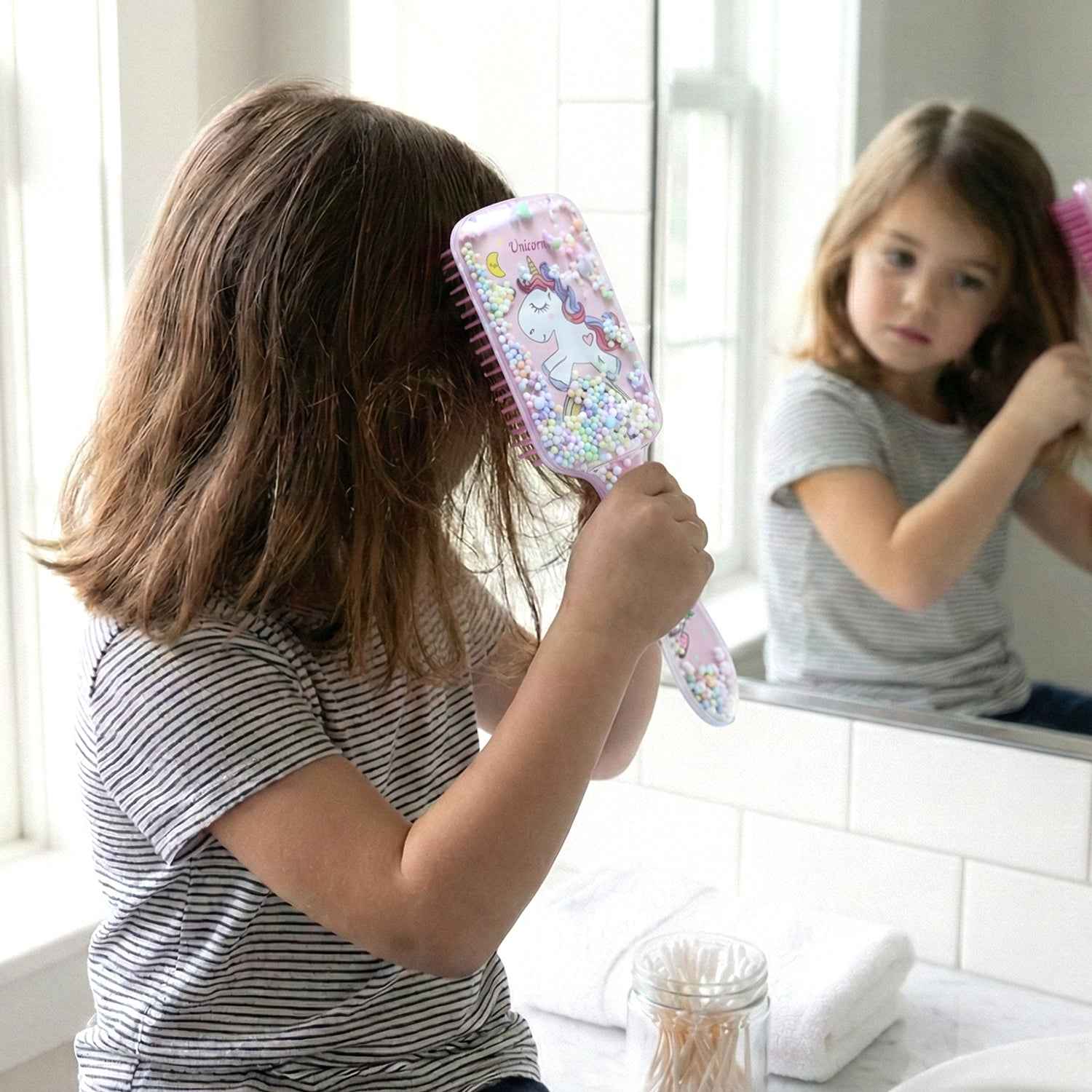 Kids Hairbrush – Gentle Detangling with Soft Bristles