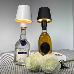LED Bottle Lamp – USB Rechargeable, 3-Color Dimmable | Styleva