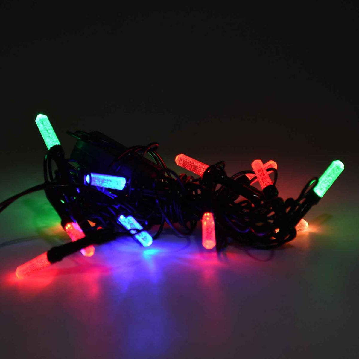 Vibrant 3-meter Decorative LED String Light illuminating a festive setting.