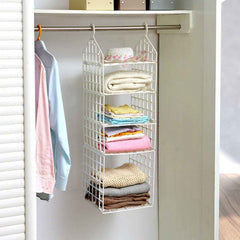 Folding Clothes Hanger – 5-Layer Space Saver Rack | Organivo