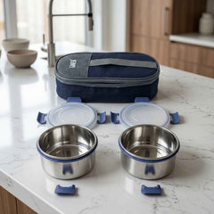 Stainless Steel Lunch Box Set Ð Leakproof & Insulated for Daily Use