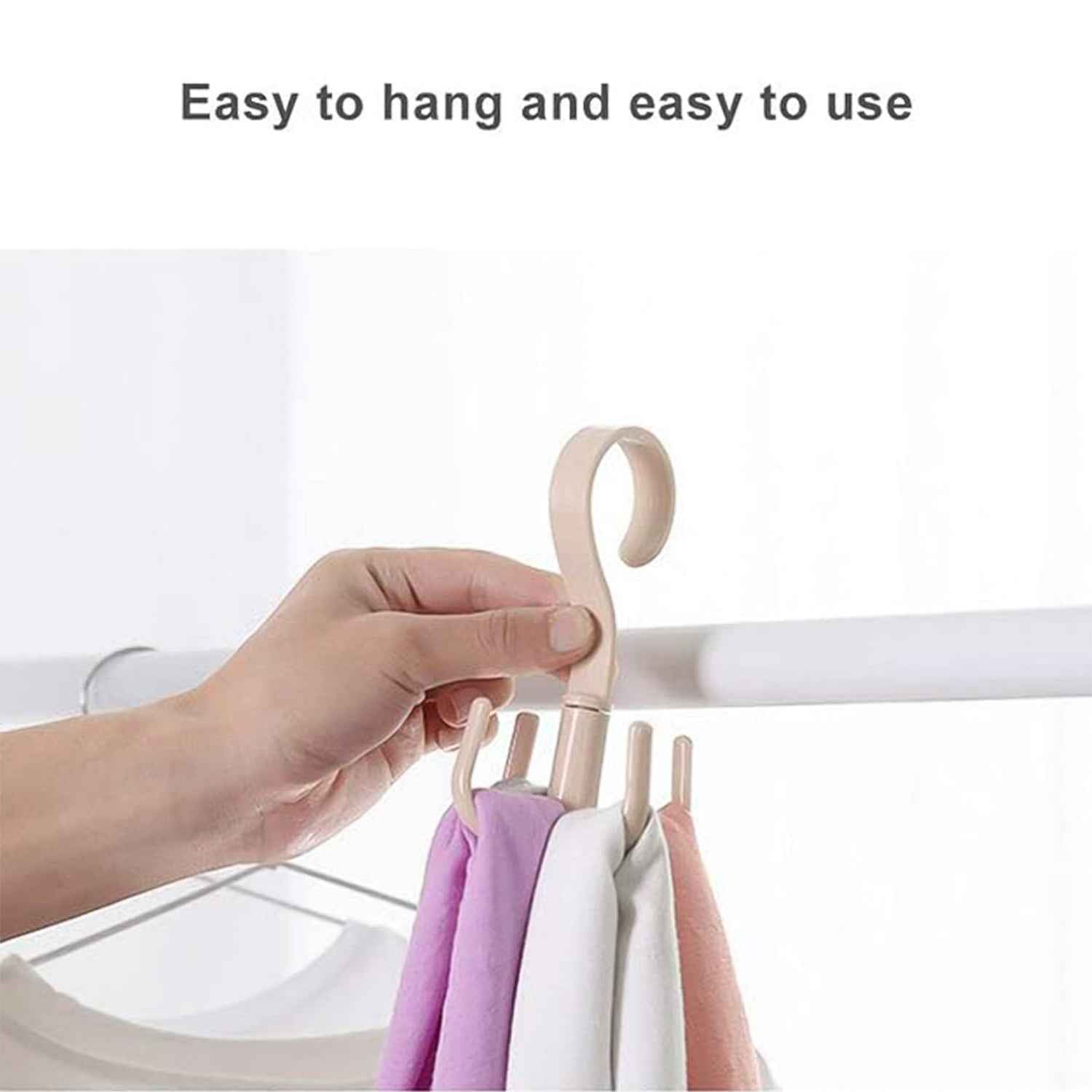 360° Rotating Multipurpose Hook Hanger – Space-Saving Organizer