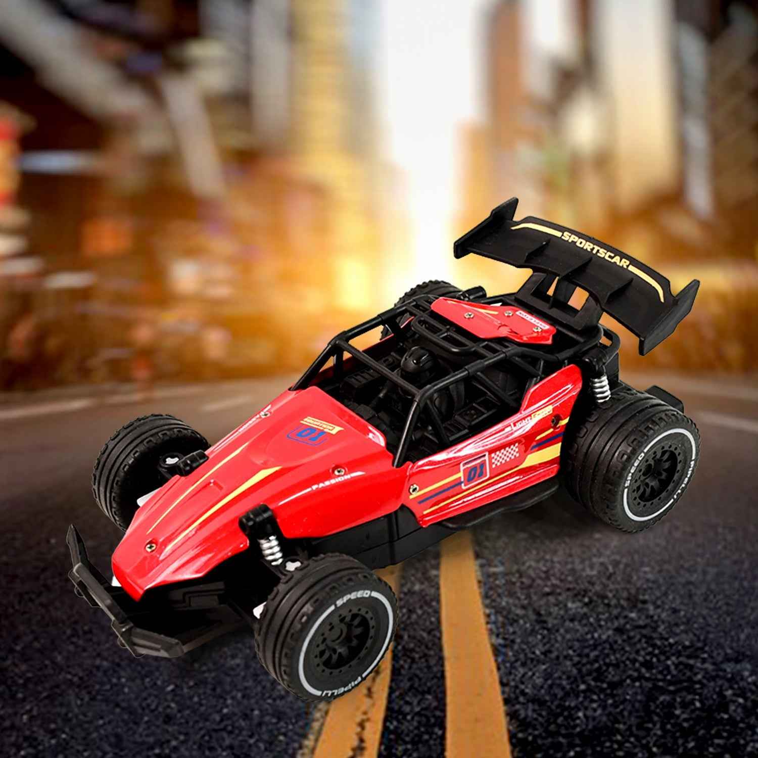 Remote Control Racing Car – High-Speed Red Off-Road Toy