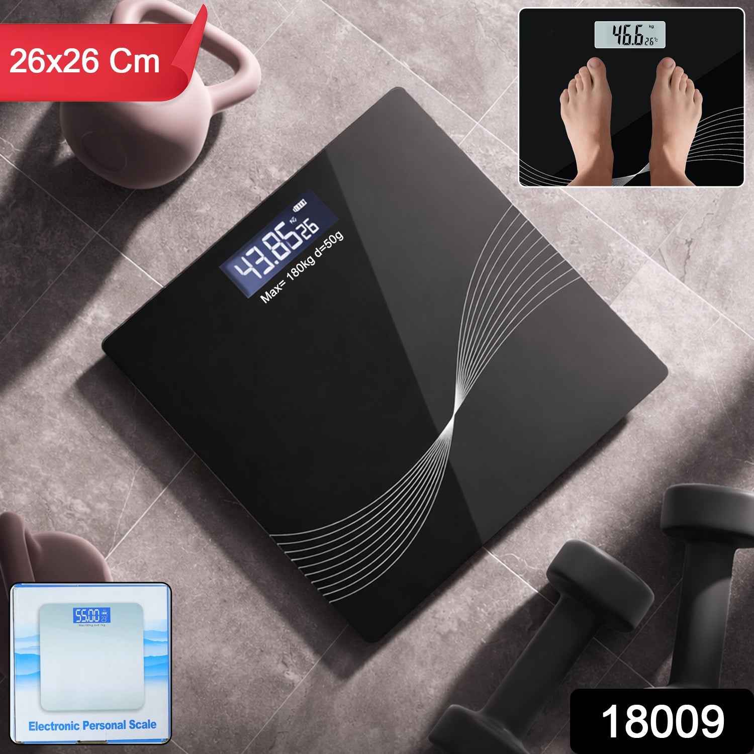 Digital Personal Weight Scale – Slim & High-Precision for Accurate Tracking