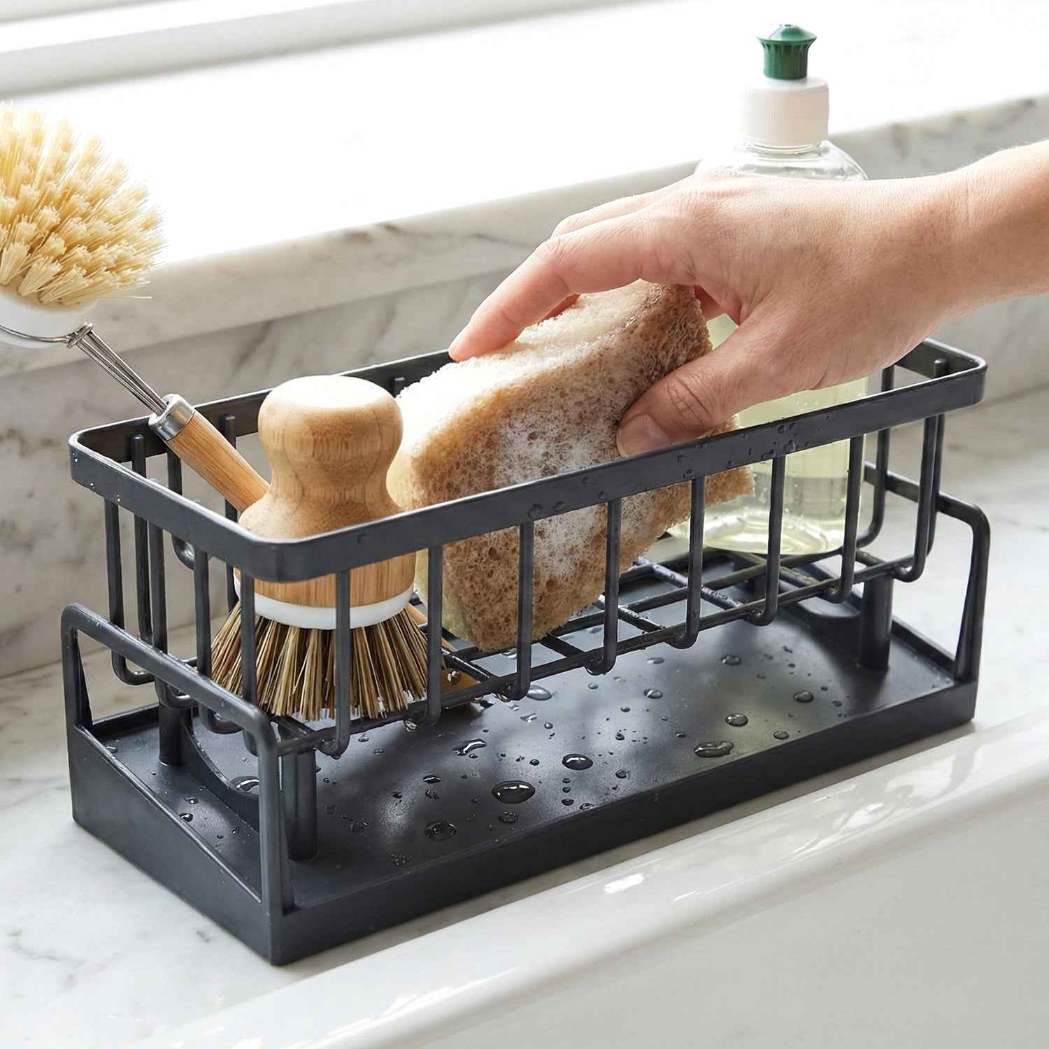 Plastic Bathroom Storage Rack – Multipurpose Shower Organizer