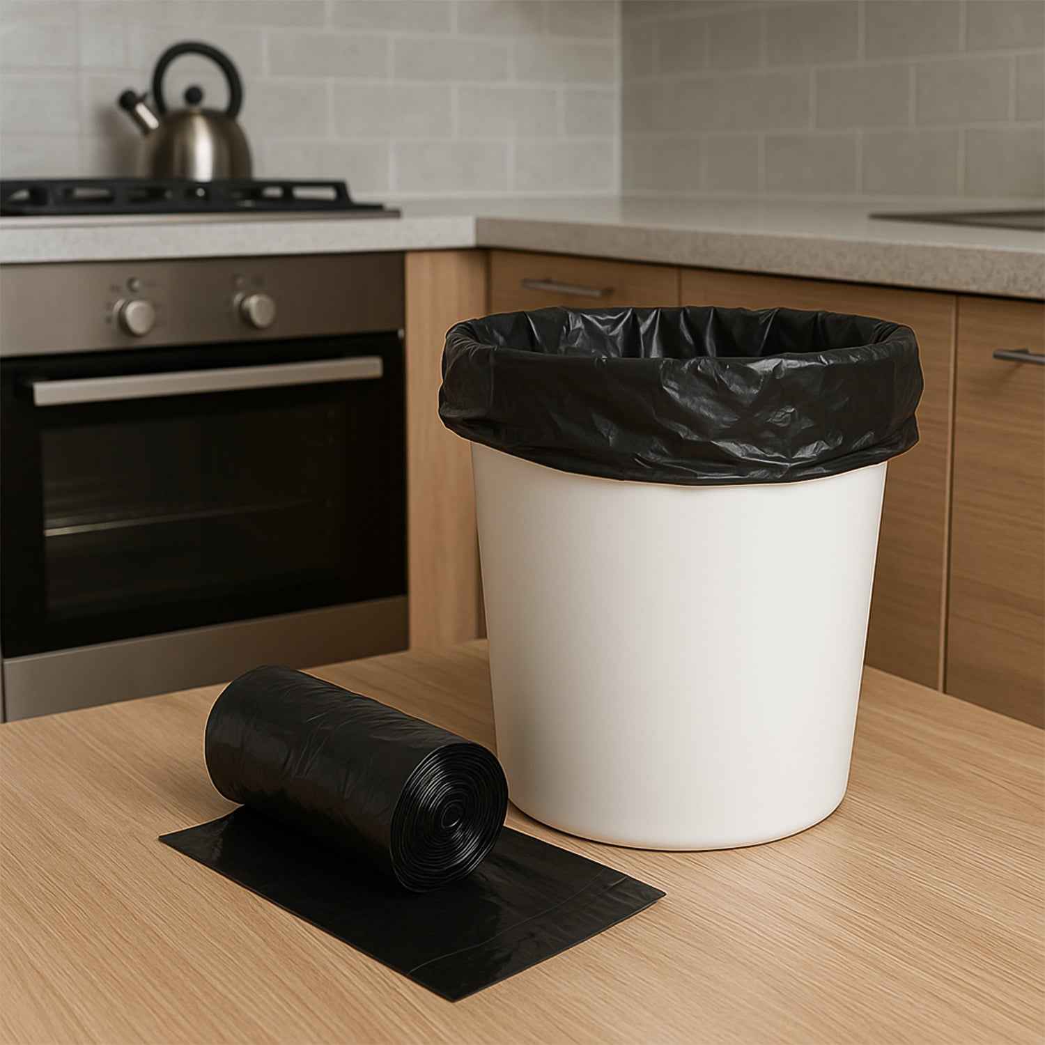 Garbage Bags Roll – Heavy Duty, Leak-Proof 45x45 cm
