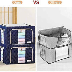 Foldable Clothes Organizer Ð Steel Frame Storage Bag | Organivo