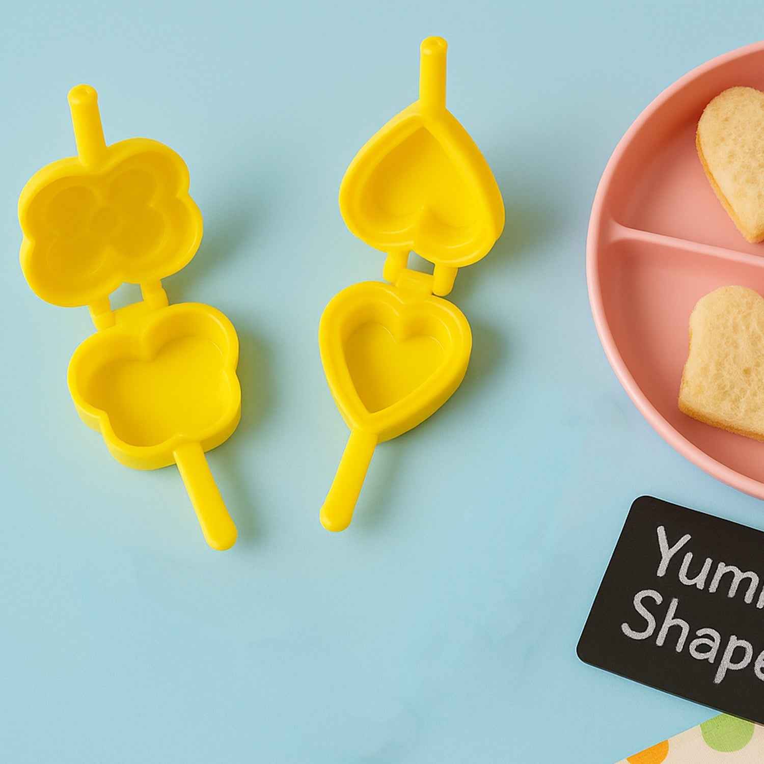 Plastic Cookie Cutter Set – 6-Pc Assorted Baking Moulds