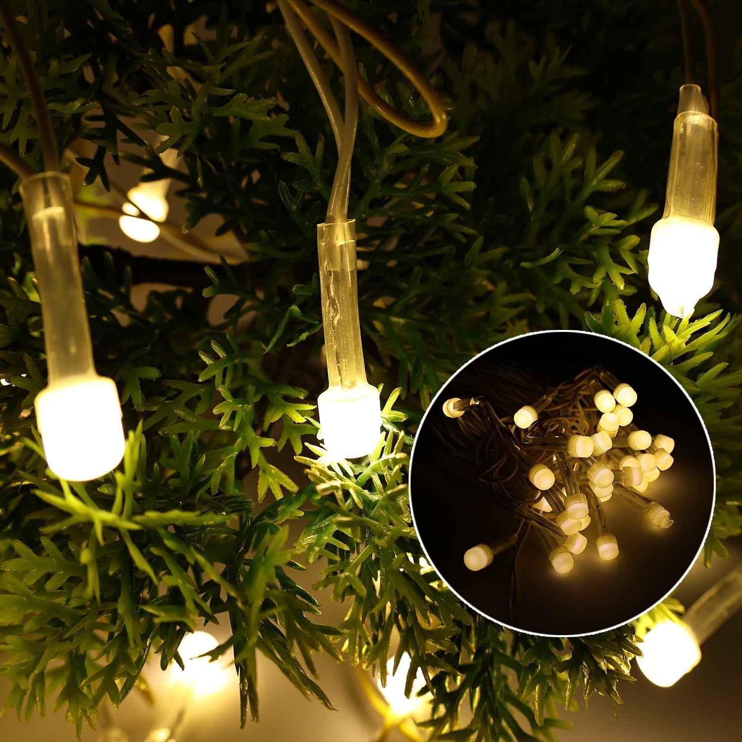 LED Decorative String Lights 10 Meter – Warm White Glow for Festivals