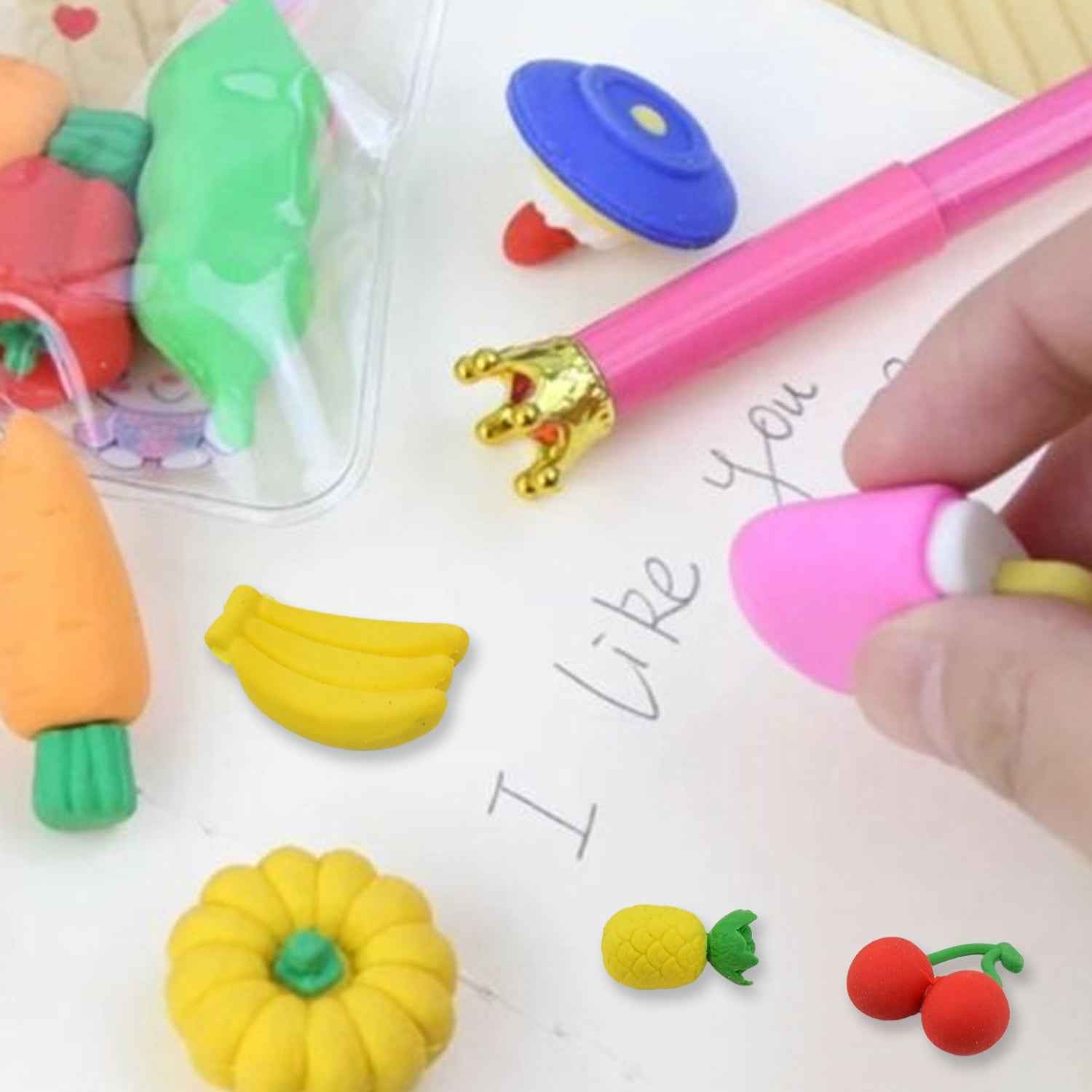 Colorful Erasers Ð Fun and Vibrant Stationery for Kids