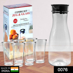 Unbreakable Jug & Glass Set – 7 Pcs Combo | VoltDesk