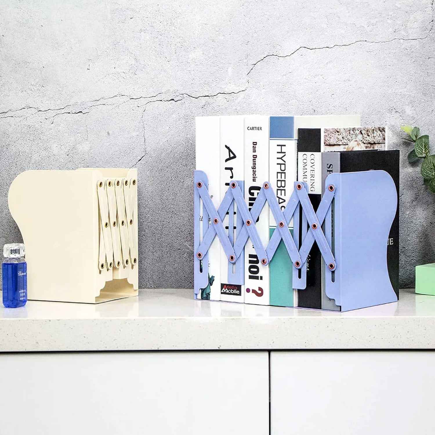 Adjustable Book Organizer Stand – Expandable, Space-Saving Design