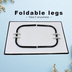 Compact Foldable Study Table shown folded for easy storage.