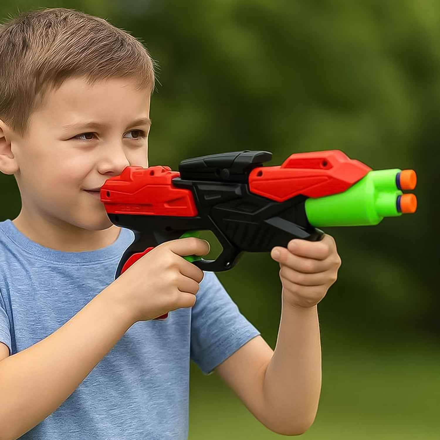 Soft Bullet Gun Toy – Safe Manual Dart Blaster for Kids Play