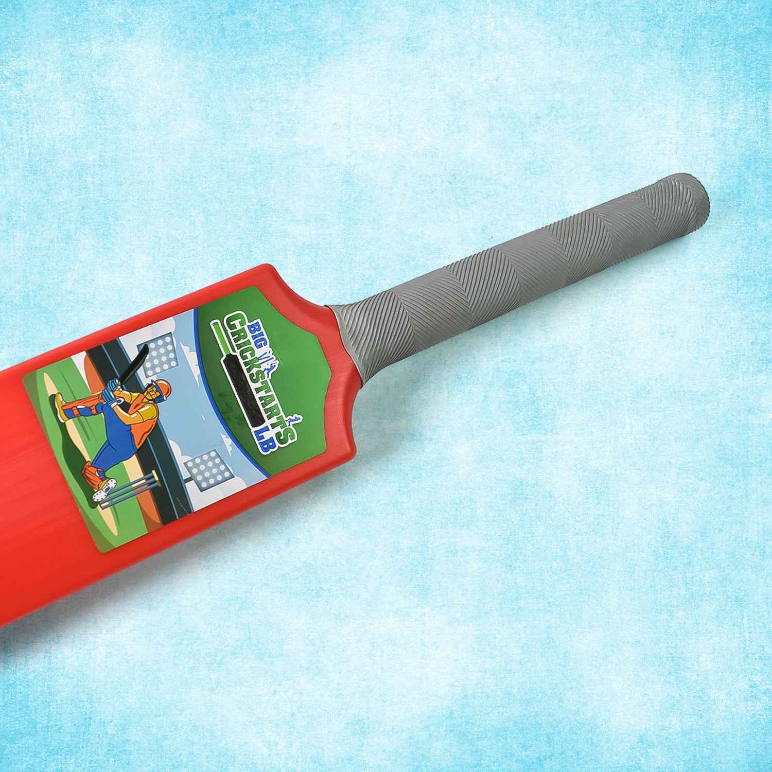 Kids' plastic cricket bat from Aditi, showing its sturdy construction.