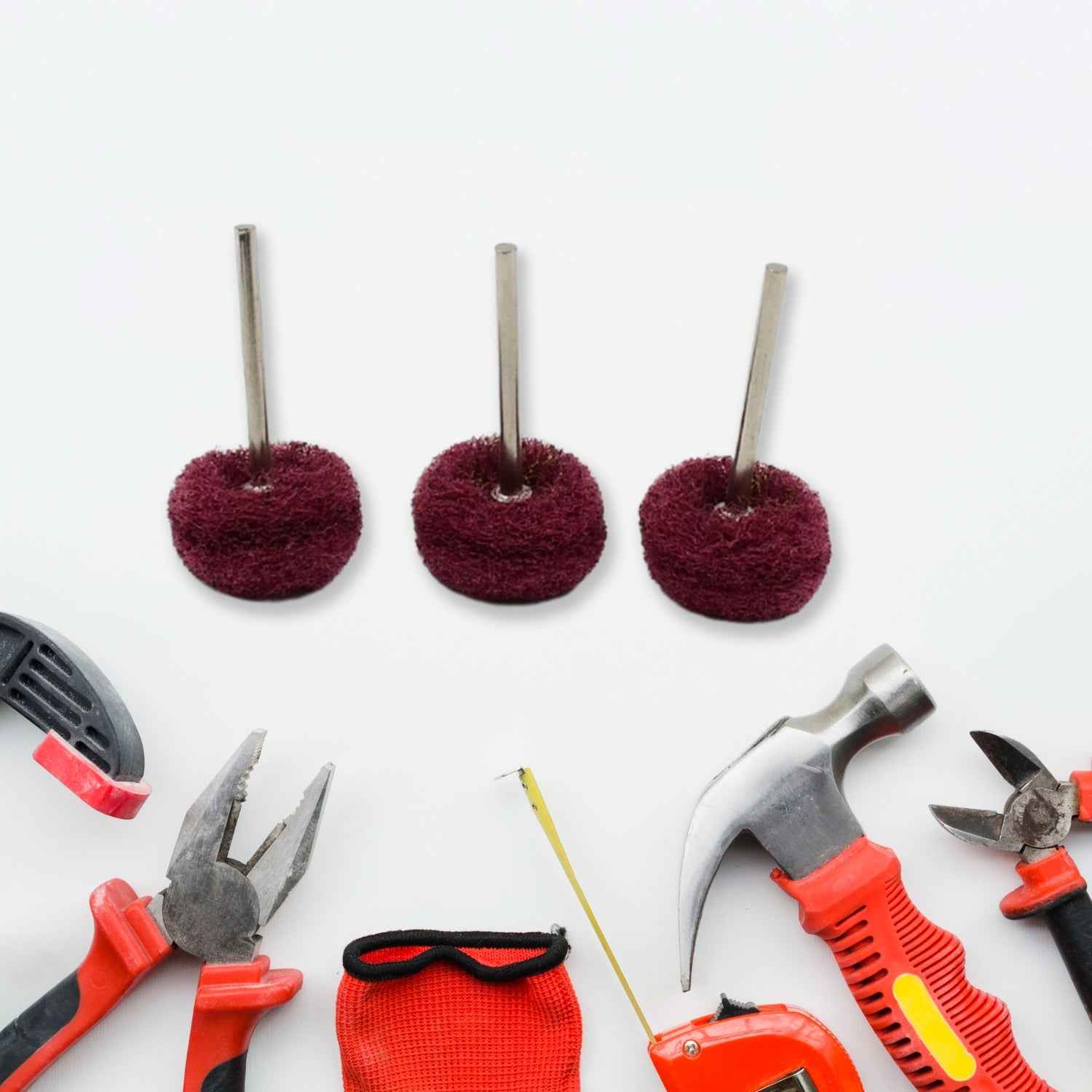 Abrasive Buffing Wheel Set Ð For Rust Removal & Polishing