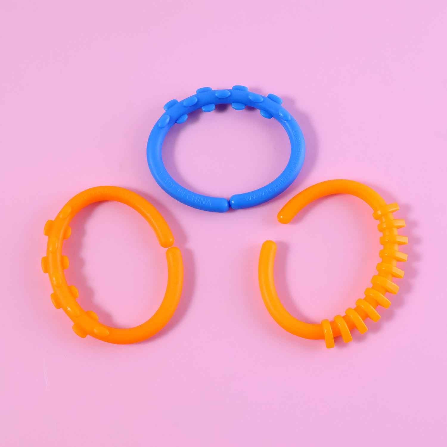 Baby Learning Links Set – Safe, Colorful 3-Piece Educational Toy