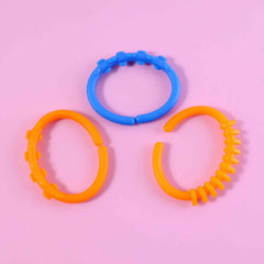 Baby Learning Links Set – Safe, Colorful 3-Piece Educational Toy