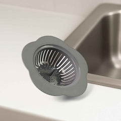 Durable Plastic Sink Strainer – Reusable Flower Pattern