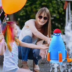 Water Rocket Sprinkler – 360° Rotating Fun for Kids | Puzzle Vista