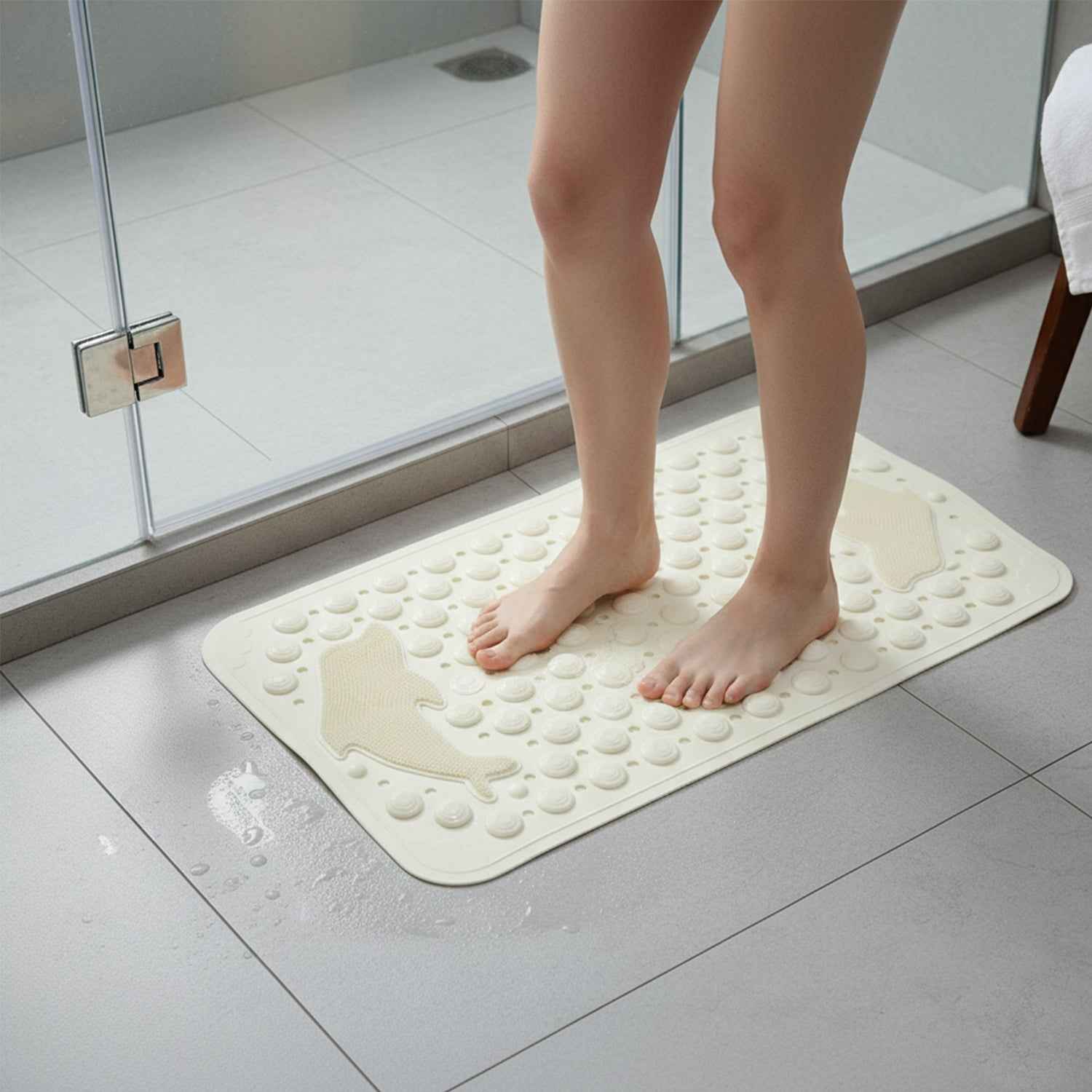 Anti-Slip Bath Mat 69x35 cm – Secure Non-Slip Protection