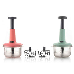 Push Chopper 800ml – Stainless Steel Blade for Quick Prep | Gamevana