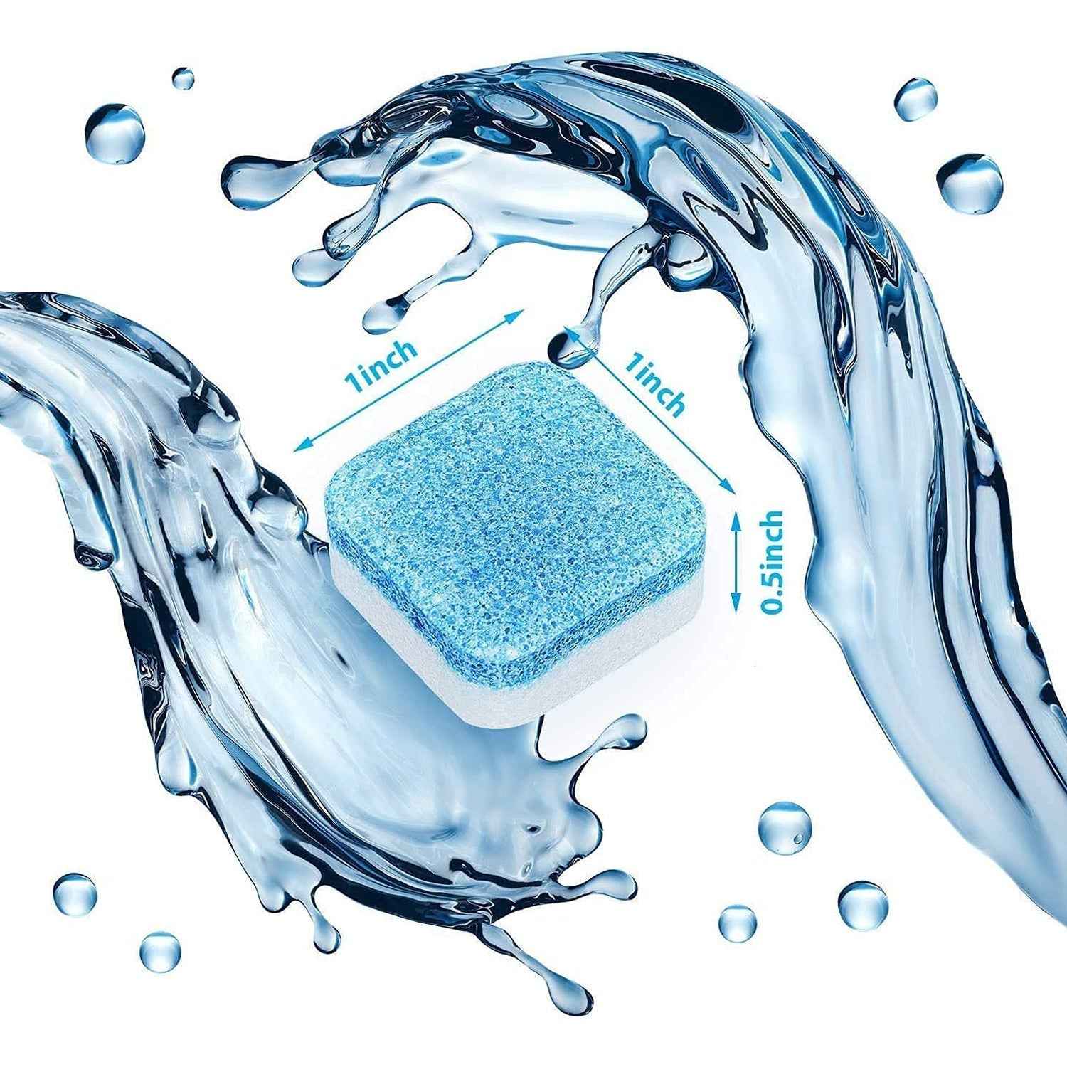Washing Machine Cleaner Tablets – Lavender, Effervescent Stain Remover | Velvet Wipe