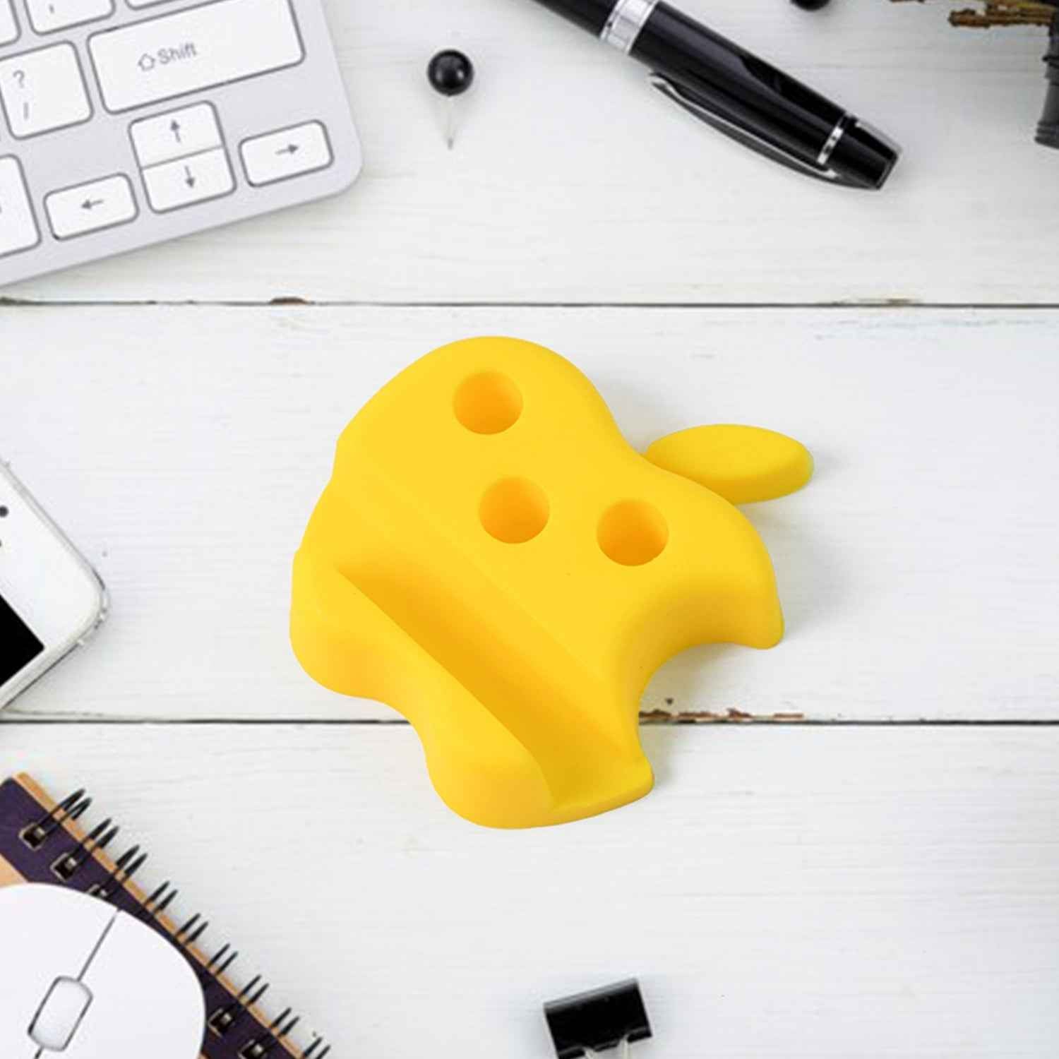 Apple-Shaped Mobile Stand with Pen Holder – Dual Function Desk Organizer