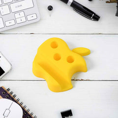 Apple-Shaped Mobile Stand with Pen Holder – Dual Function Desk Organizer