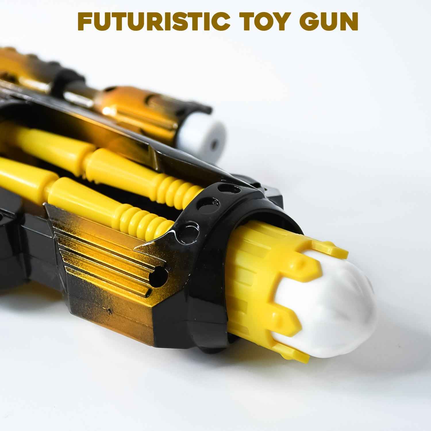 LED Laser Gun Toy – Battery Operated Space Blaster with Lights & Sound