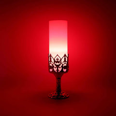 LED Candle Light Lamps – Elegant Golden Stand Set of 2