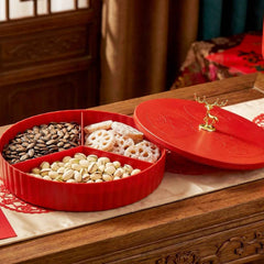 Dry Fruit Serving Tray – 2 Layer Multipurpose Snack Organizer