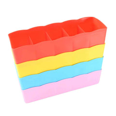 Drawer Organizer Box Set – 5 Grid Compartments (4-Piece) | Organivo