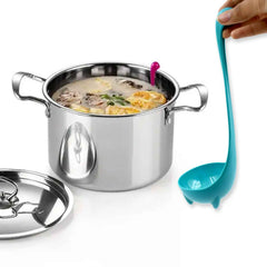 Silicone Soup Spoon – Multifunctional Strainer & Ladle | Quickslice