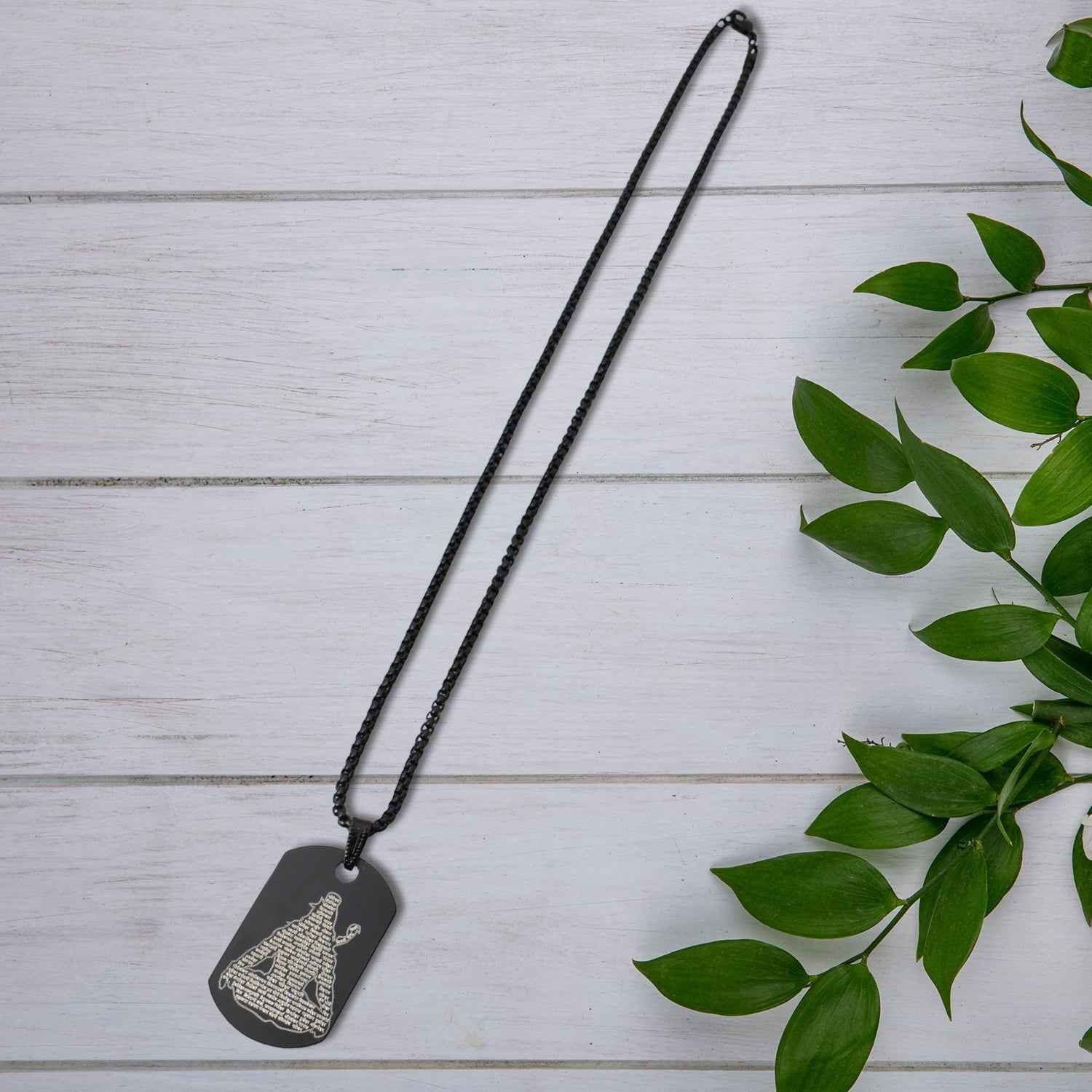 Mahadev Locket – Stainless Steel Shiva Names Pendant | Blessed Trinkets