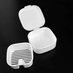 Multi-Purpose Storage Box with Lid & Drain Tray – Compact Organizer