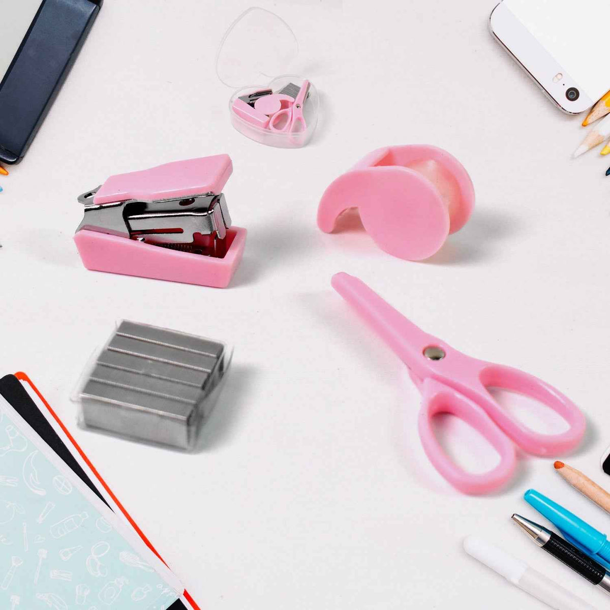 Mini Office Stationery Set – Compact Desk Essentials | VoltDesk
