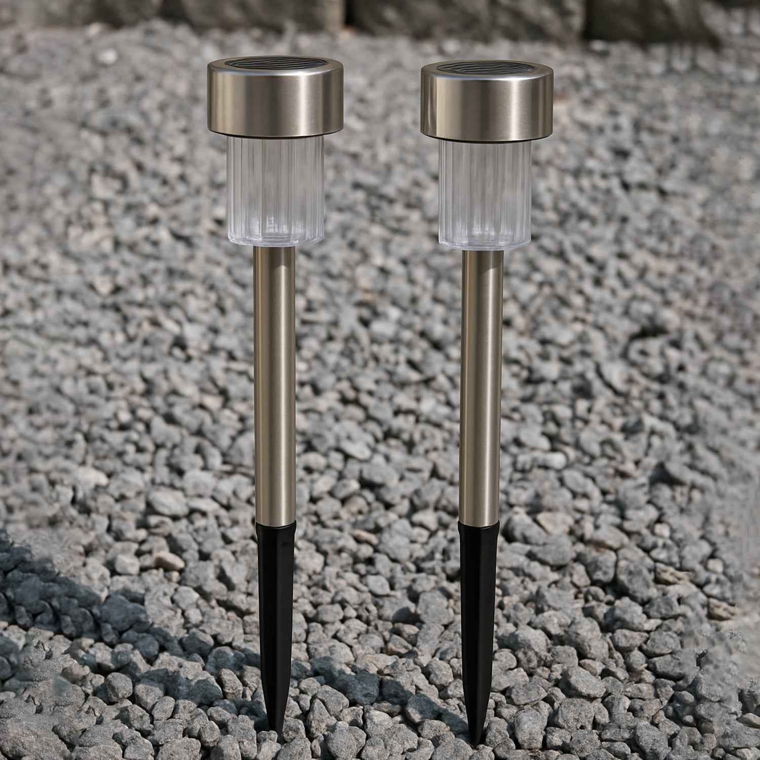 Solar Garden Pathway Lights – Durable Stainless Steel Outdoor LEDs