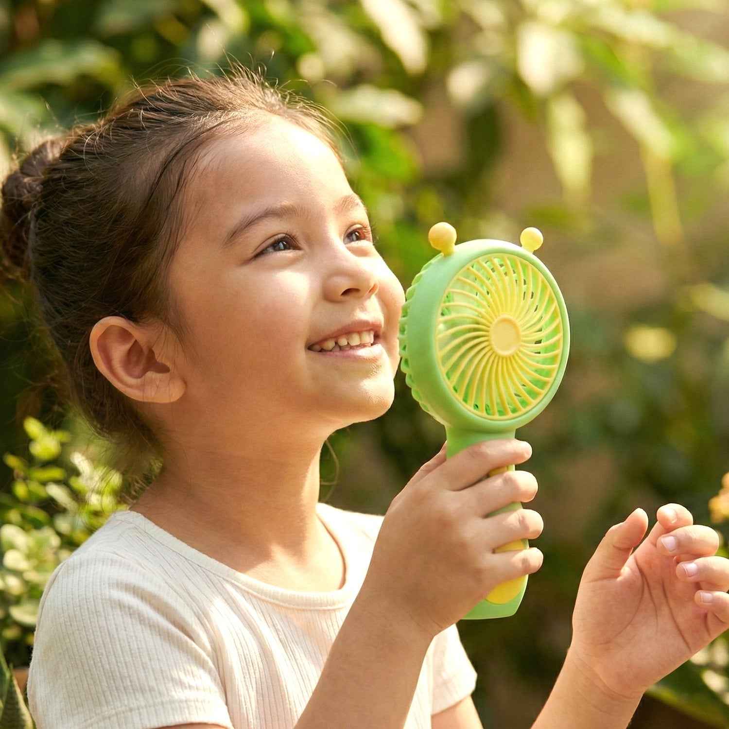 Rechargeable Mini Handheld Fan – Cute Cartoon USB Portable Cooler