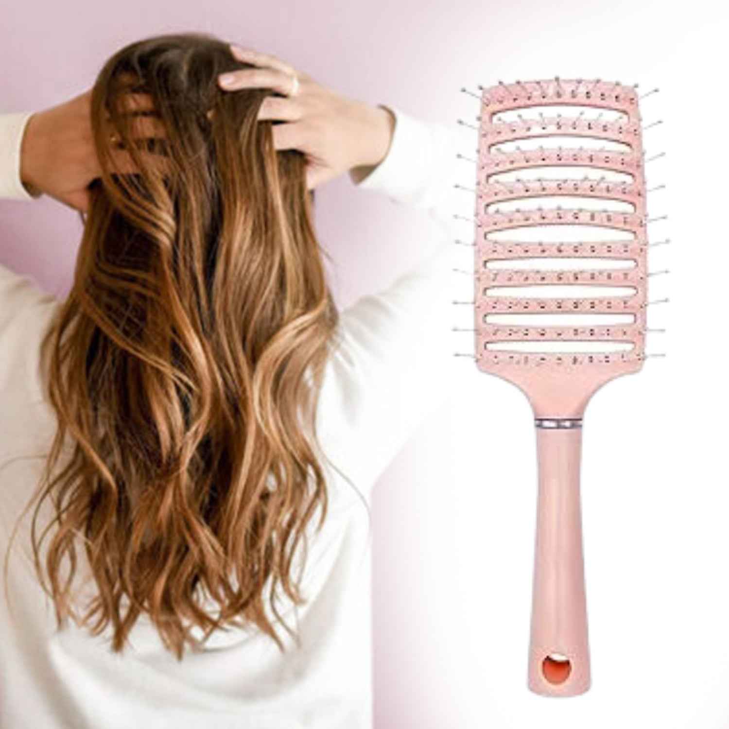 Massage Hair Comb – Ergonomic 24cm Scalp Massager & Detangler