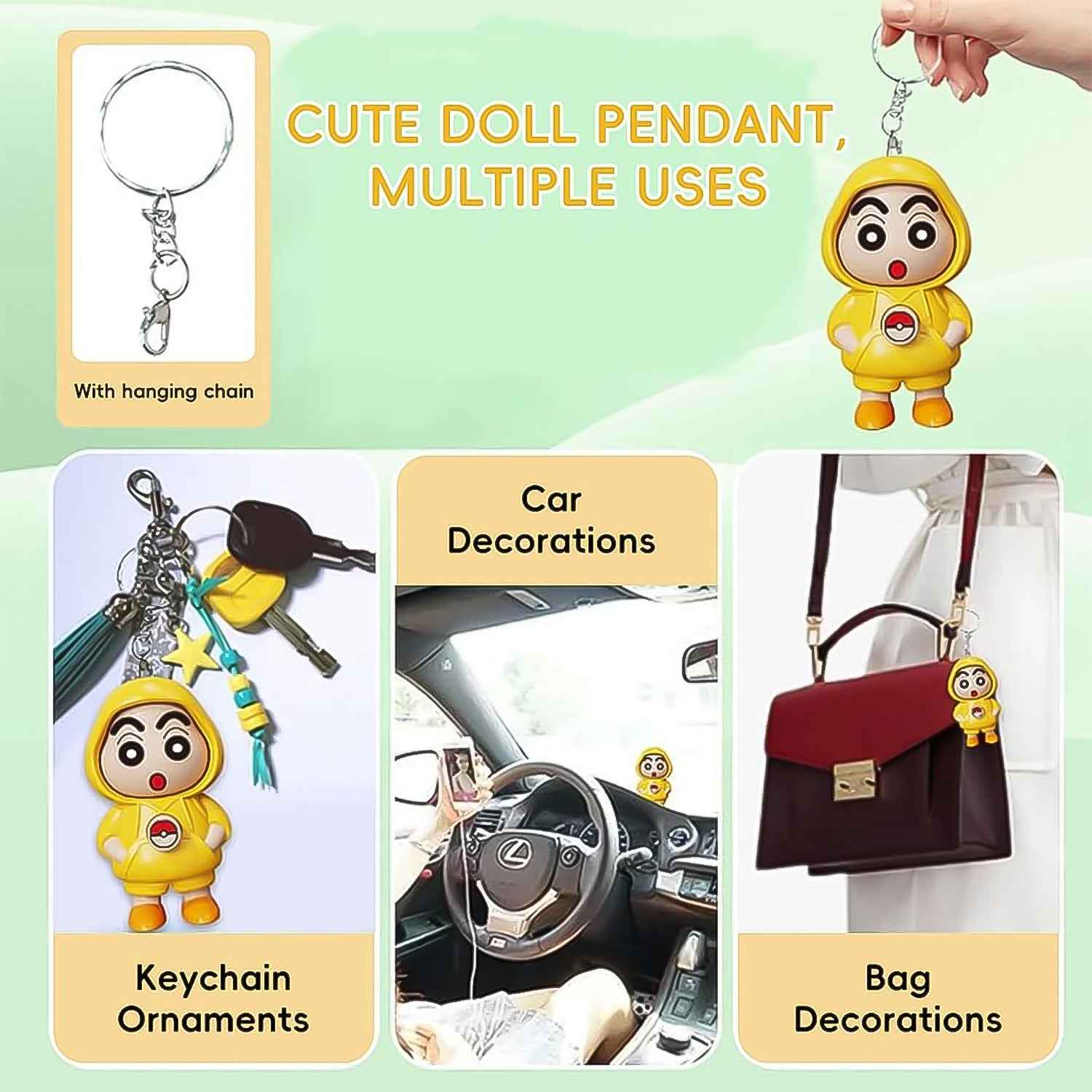 Face Changing Keychain – 3 Expressions, Durable & Fun Gift