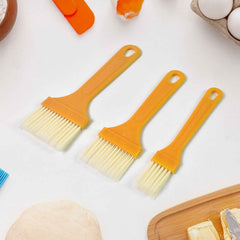 Basting Brush Set – 3 Pcs Silicone Kitchen Tools | Bake & Dwell