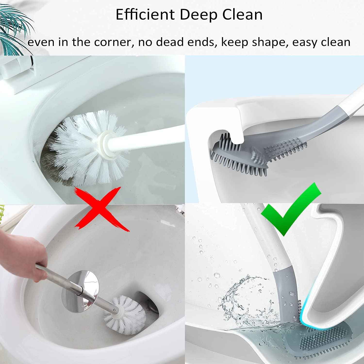 Golf Silicone Toilet Brush – Deep Cleaning & Hygiene | Storenzo