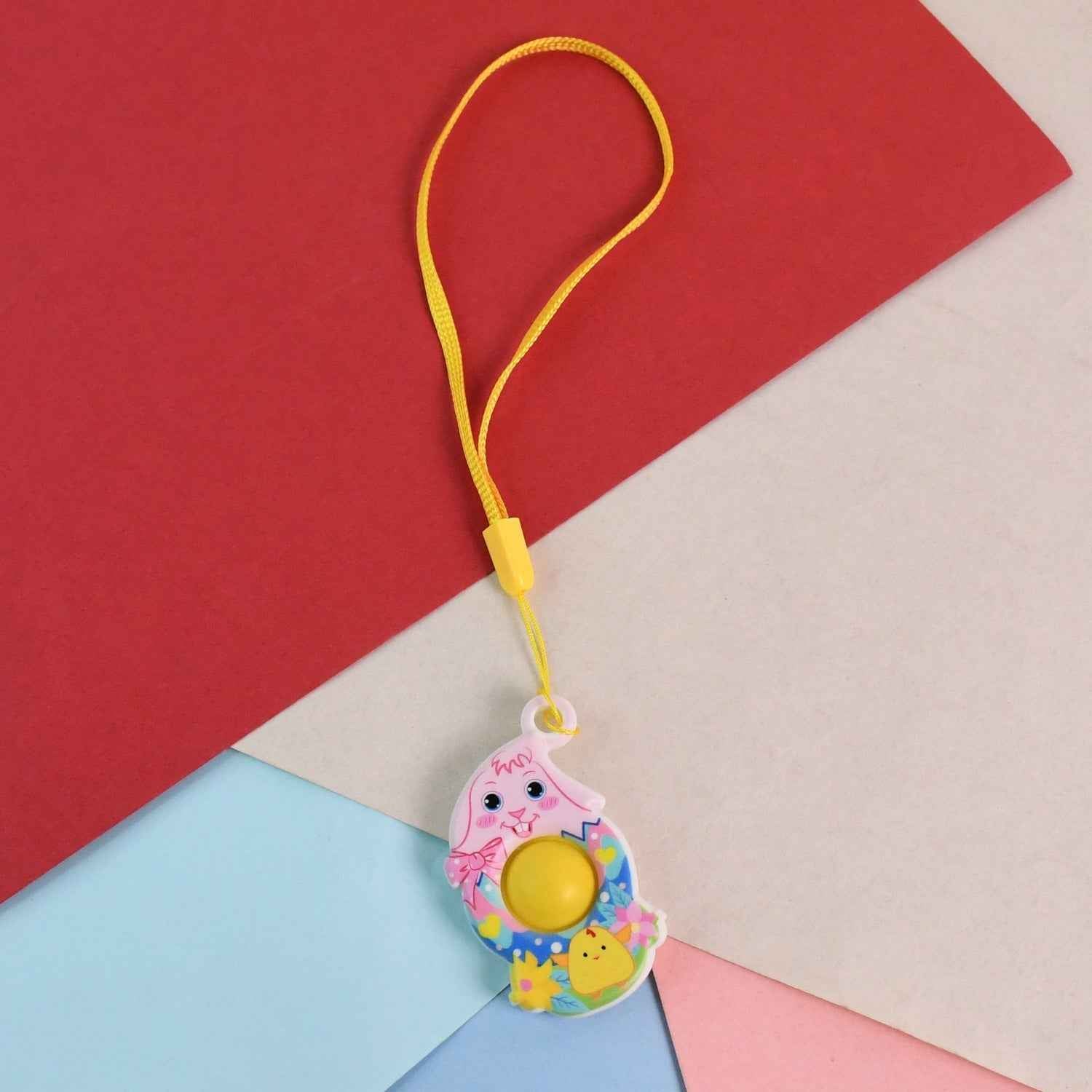 Chick-Shaped Push Pop Fidget Toy – Portable Stress Relief